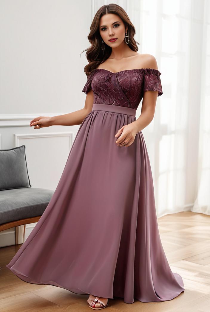 off shoulder spaghetti strap a line maternity dress 141332