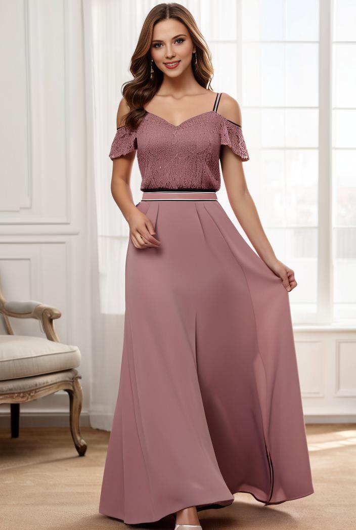 off shoulder spaghetti strap a line maternity dress 141344