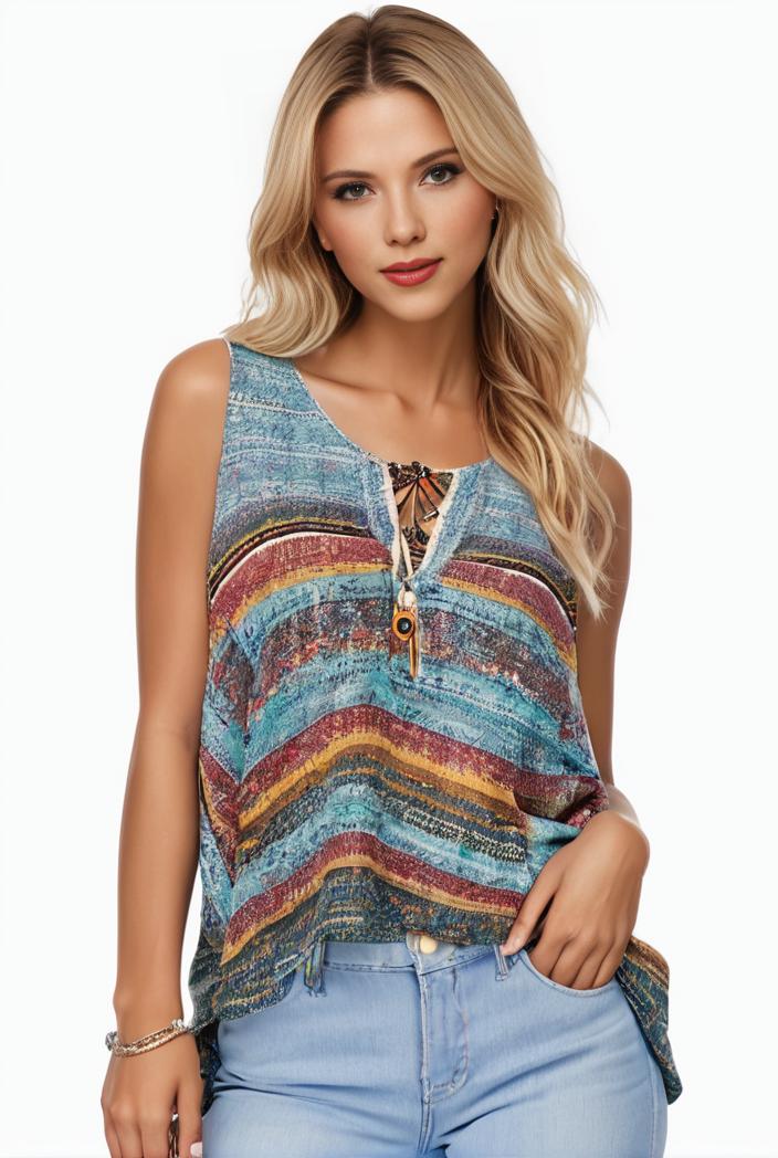 plus size boho tank top women s plus paisley print square neck medium stretch ruched tank top 143700
