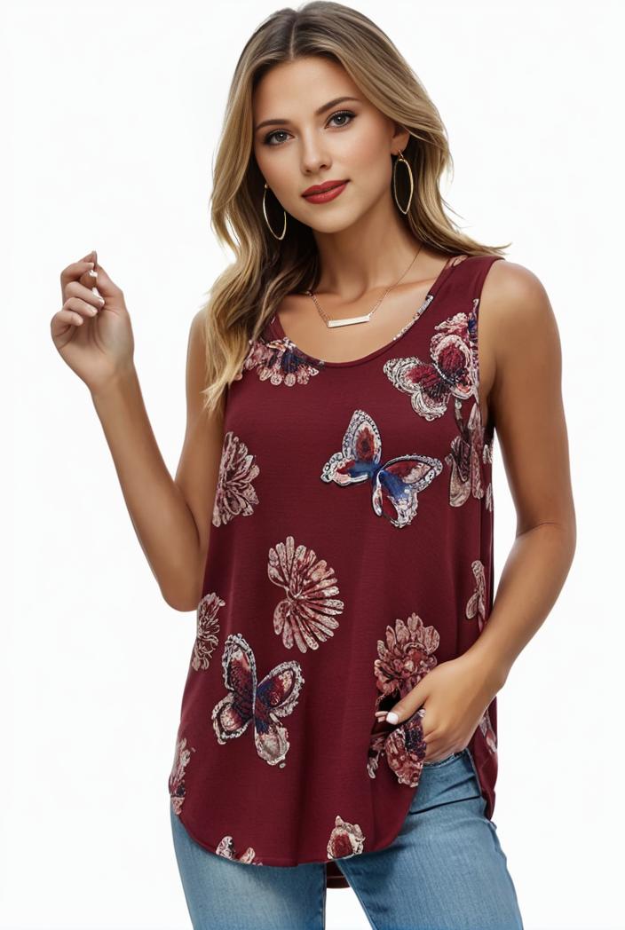 plus size boho tank top women s plus paisley print square neck medium stretch ruched tank top 143718