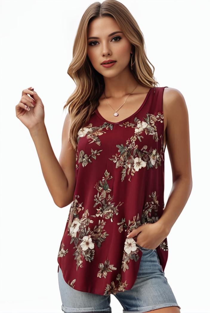 plus size boho tank top women s plus paisley print square neck medium stretch ruched tank top 143719