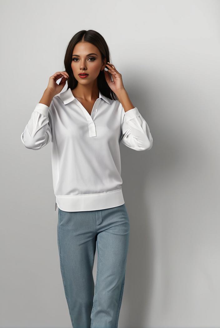 plus size casual blouse women s plus solid button up lantern sleeve turn down collar nipped waist blouse 143760