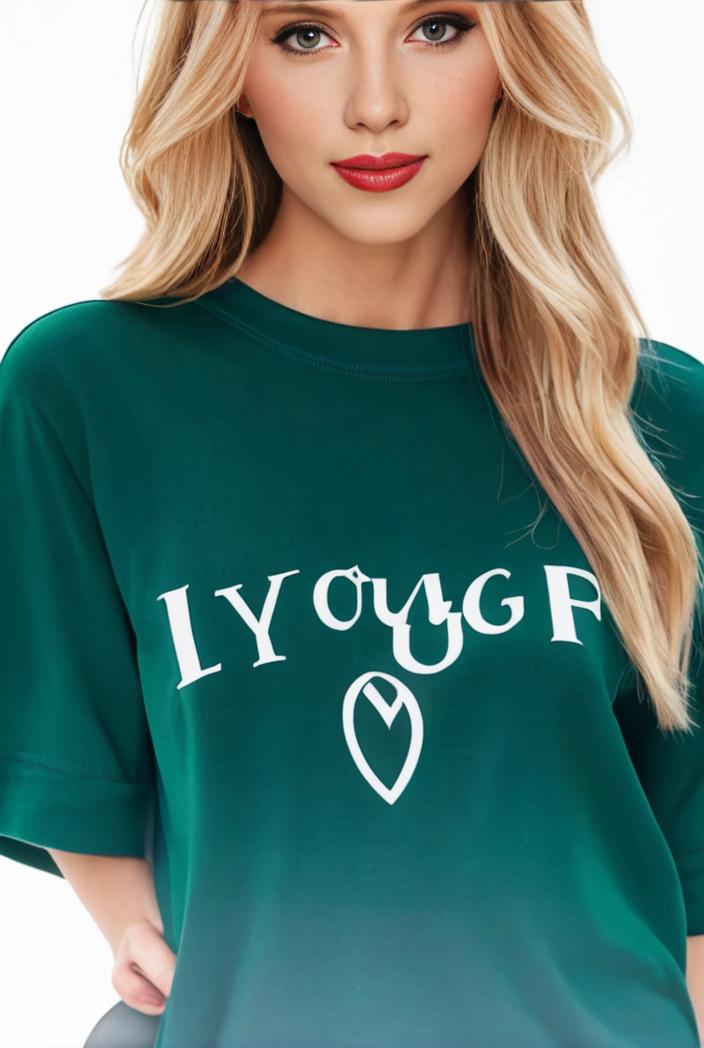 plus size casual sweatshirt women s plus ombre letter heart print raglan sleeve round neck slight stretch pullover sweatshirt 144169
