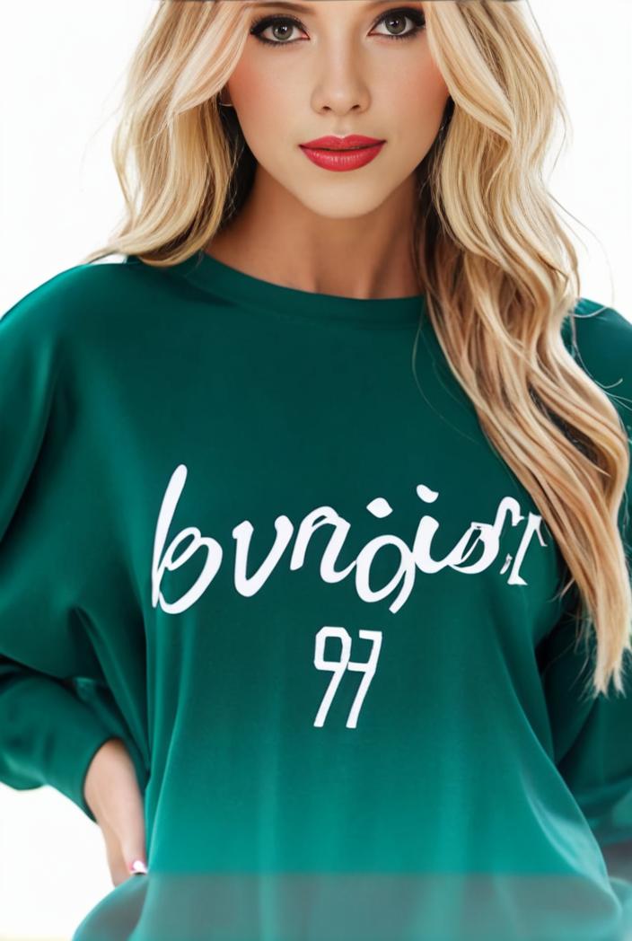 plus size casual sweatshirt women s plus ombre letter heart print raglan sleeve round neck slight stretch pullover sweatshirt 144171