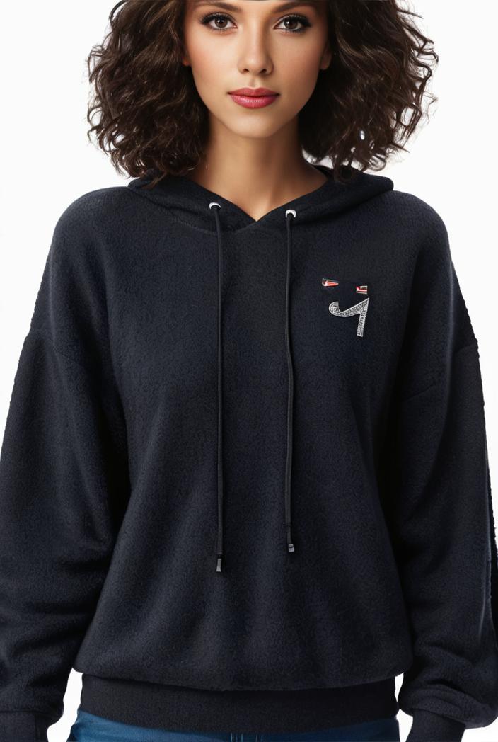 plus size casual sweatshirt women s plus solid waffle long sleeve drawstring hooded pullover sweatshirt with kangaroo pockets casual tops for fall winter women s clothing 144218
