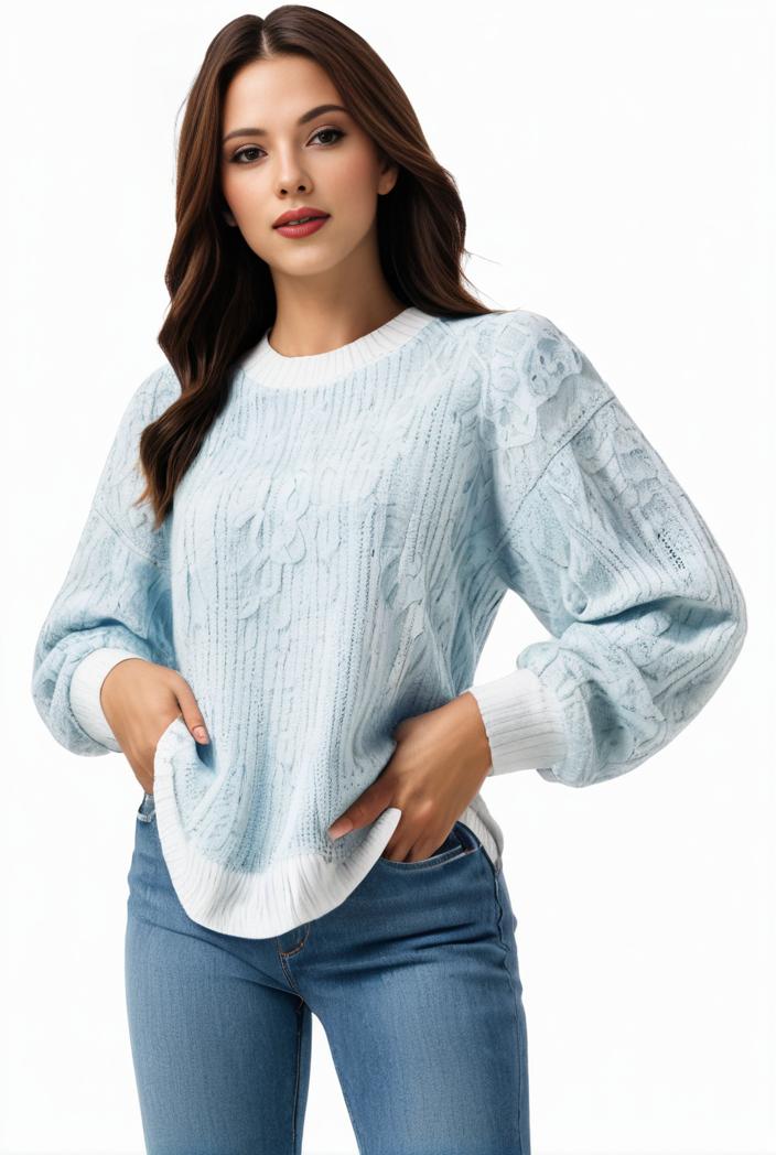 plus size casual sweatshirt women s plus solid waffle pattern long sleeve round neck sweatshirt 144245