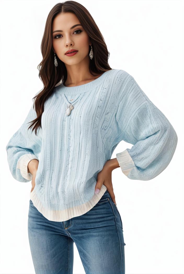 plus size casual sweatshirt women s plus solid waffle pattern long sleeve round neck sweatshirt 144252