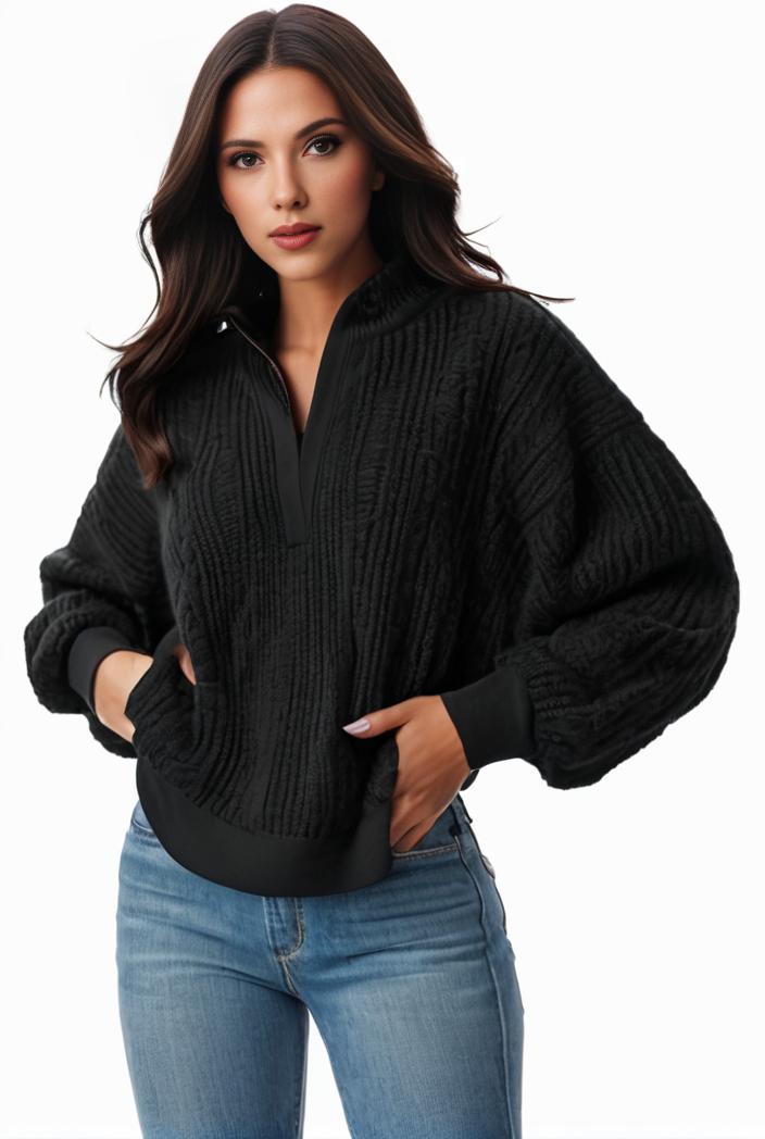 plus size casual sweatshirt women s plus solid waffle pattern long sleeve round neck sweatshirt 144259