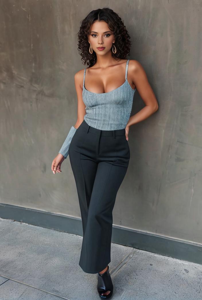 flare leg trousers stylish flared pants perfect for spring summer women s apparel 105897