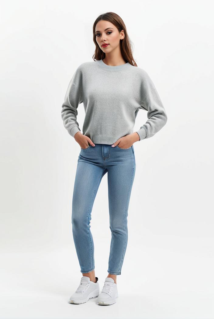 lapel denim coat with long sleeves and buttoned flap pockets stylish women s jacket 108243