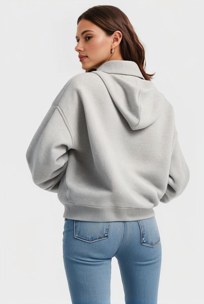 lapel denim coat with long sleeves and buttoned flap pockets stylish women s jacket 108253