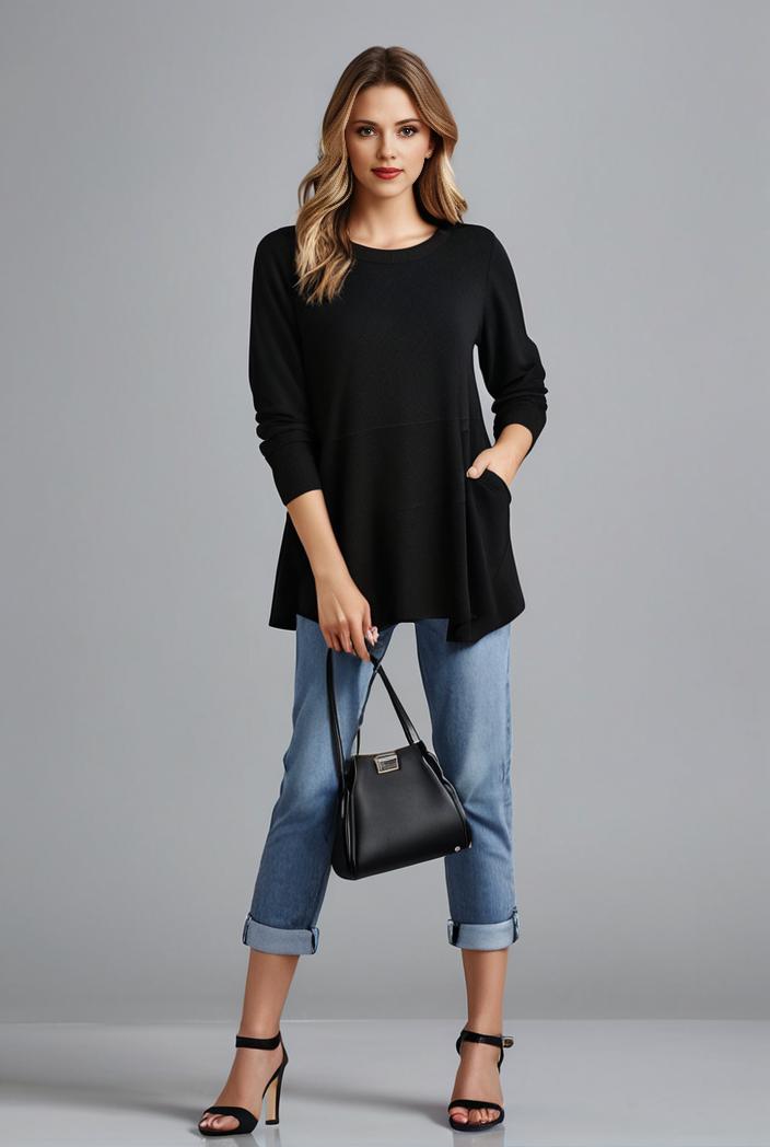 lapel neck blazer with button front stylish long sleeve jacket for office work women s apparel 108316