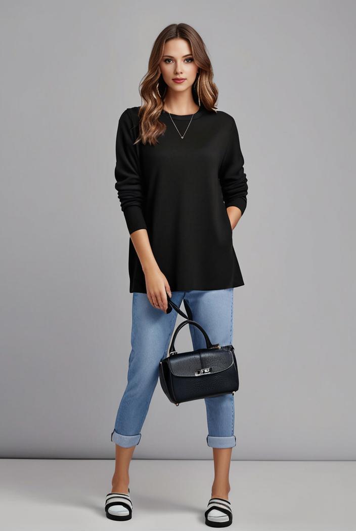 lapel neck blazer with button front stylish long sleeve jacket for office work women s apparel 108317