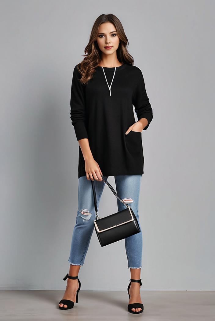 lapel neck blazer with button front stylish long sleeve jacket for office work women s apparel 108320