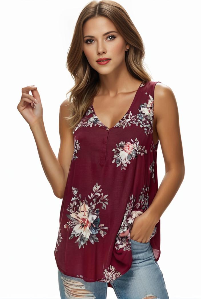 plus size boho tank top women s plus paisley print square neck medium stretch ruched tank top 137517