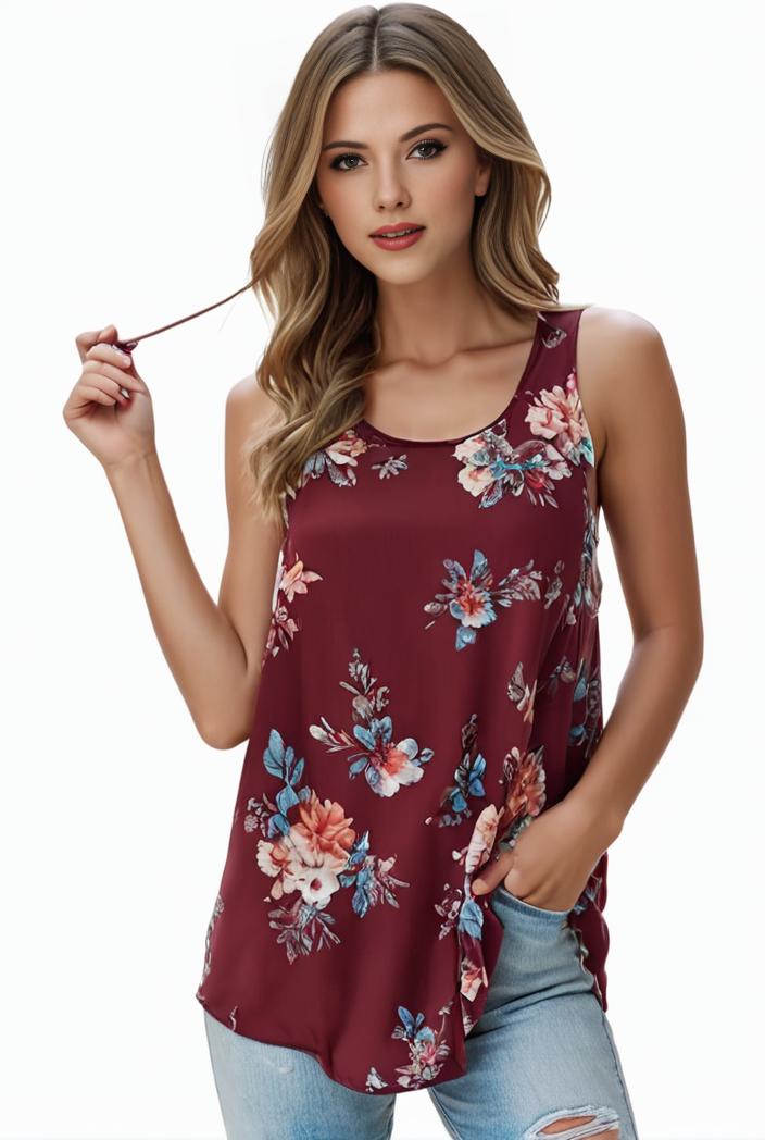 plus size boho tank top women s plus paisley print square neck medium stretch ruched tank top 137519