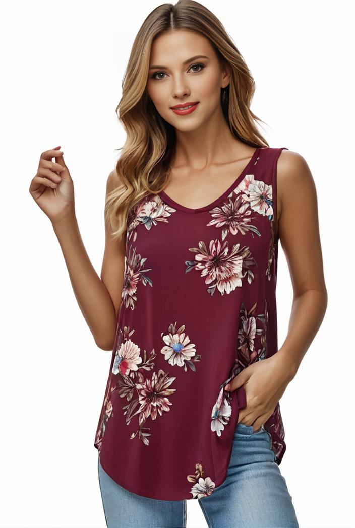 plus size boho tank top women s plus paisley print square neck medium stretch ruched tank top 137522