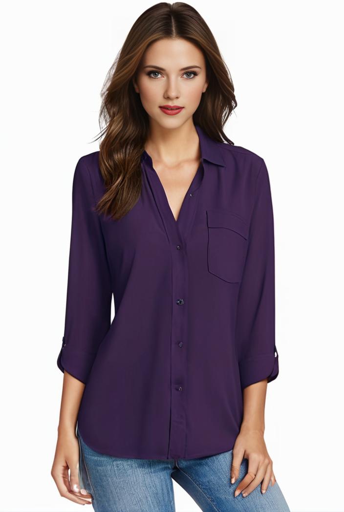 plus size casual blouse women s plus solid half sleeve turn down collar tunic top 137572