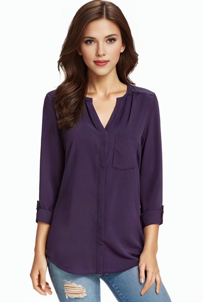 plus size casual blouse women s plus solid half sleeve turn down collar tunic top 137573