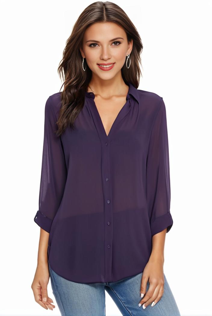 plus size casual blouse women s plus solid half sleeve turn down collar tunic top 137578