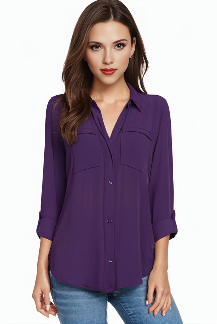 plus size casual blouse women s plus solid half sleeve turn down collar tunic top 137576
