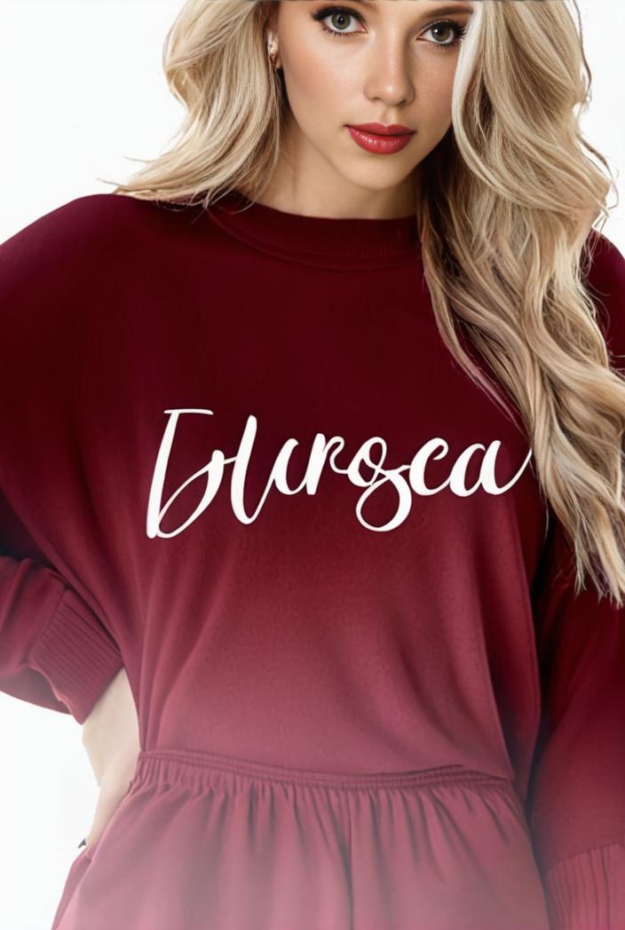 plus size casual sweatshirt women s plus ombre letter heart print raglan sleeve round neck slight stretch pullover sweatshirt 137946