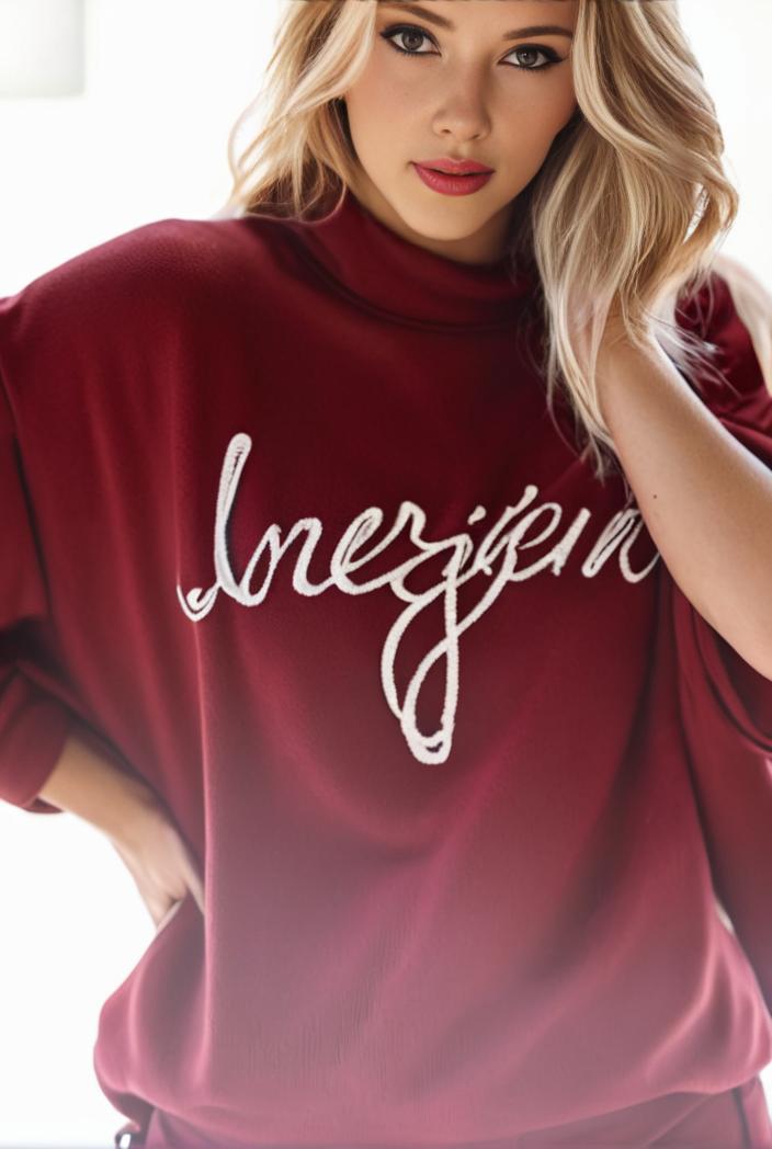 plus size casual sweatshirt women s plus ombre letter heart print raglan sleeve round neck slight stretch pullover sweatshirt 137949