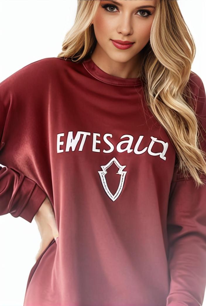 plus size casual sweatshirt women s plus ombre letter heart print raglan sleeve round neck slight stretch pullover sweatshirt 137954
