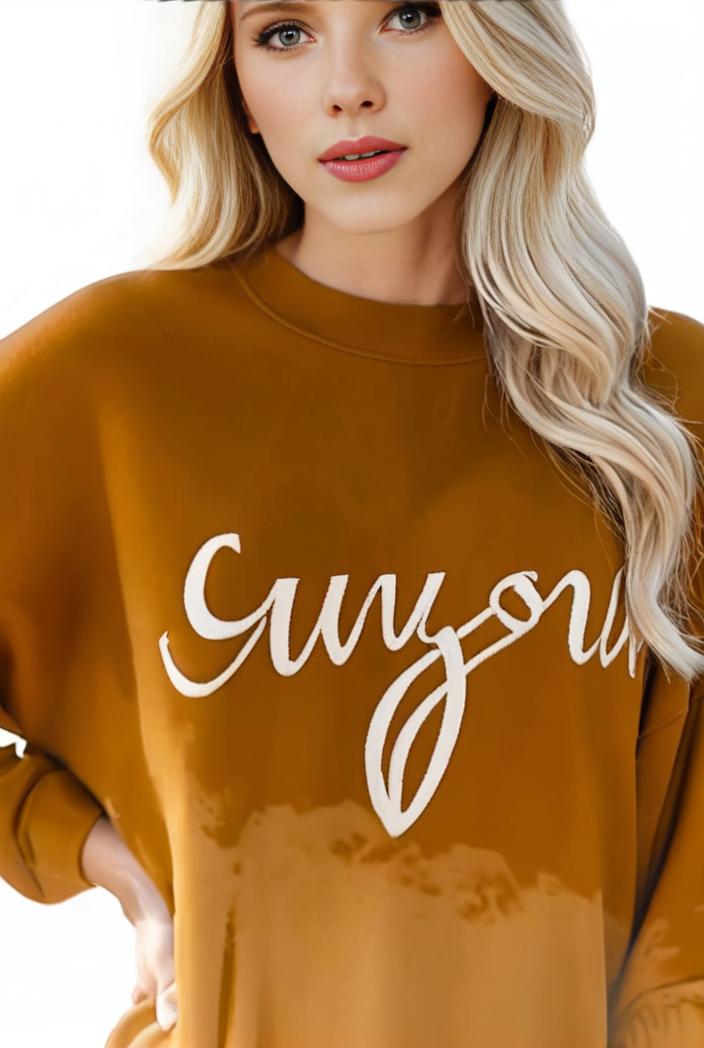 plus size casual sweatshirt women s plus ombre letter heart print raglan sleeve round neck slight stretch pullover sweatshirt 137965