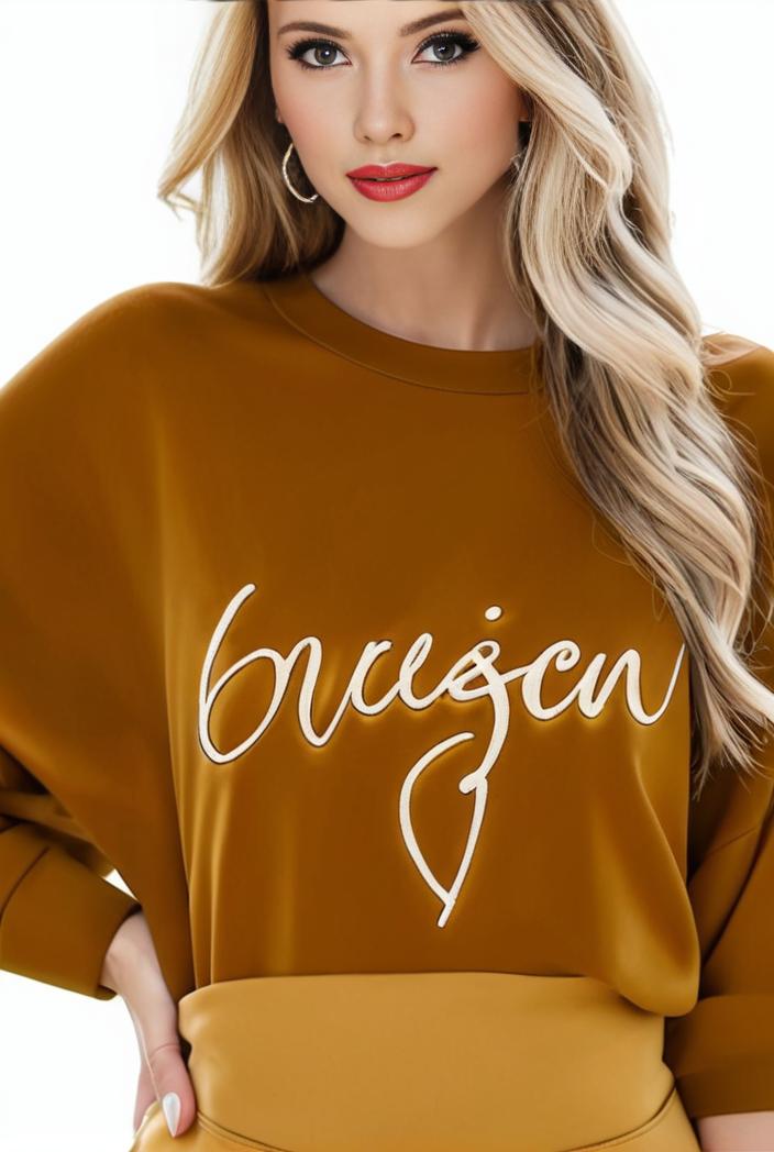 plus size casual sweatshirt women s plus ombre letter heart print raglan sleeve round neck slight stretch pullover sweatshirt 137966