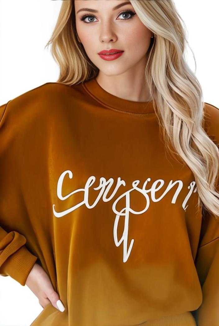 plus size casual sweatshirt women s plus ombre letter heart print raglan sleeve round neck slight stretch pullover sweatshirt 137970