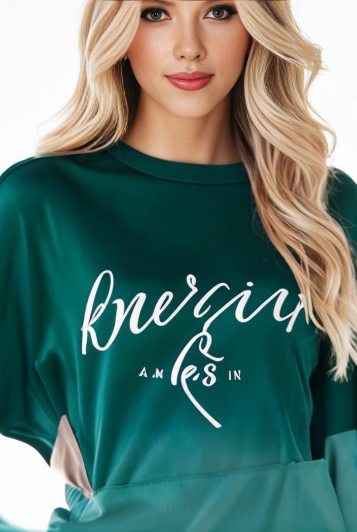 plus size casual sweatshirt women s plus ombre letter heart print raglan sleeve round neck slight stretch pullover sweatshirt 137974
