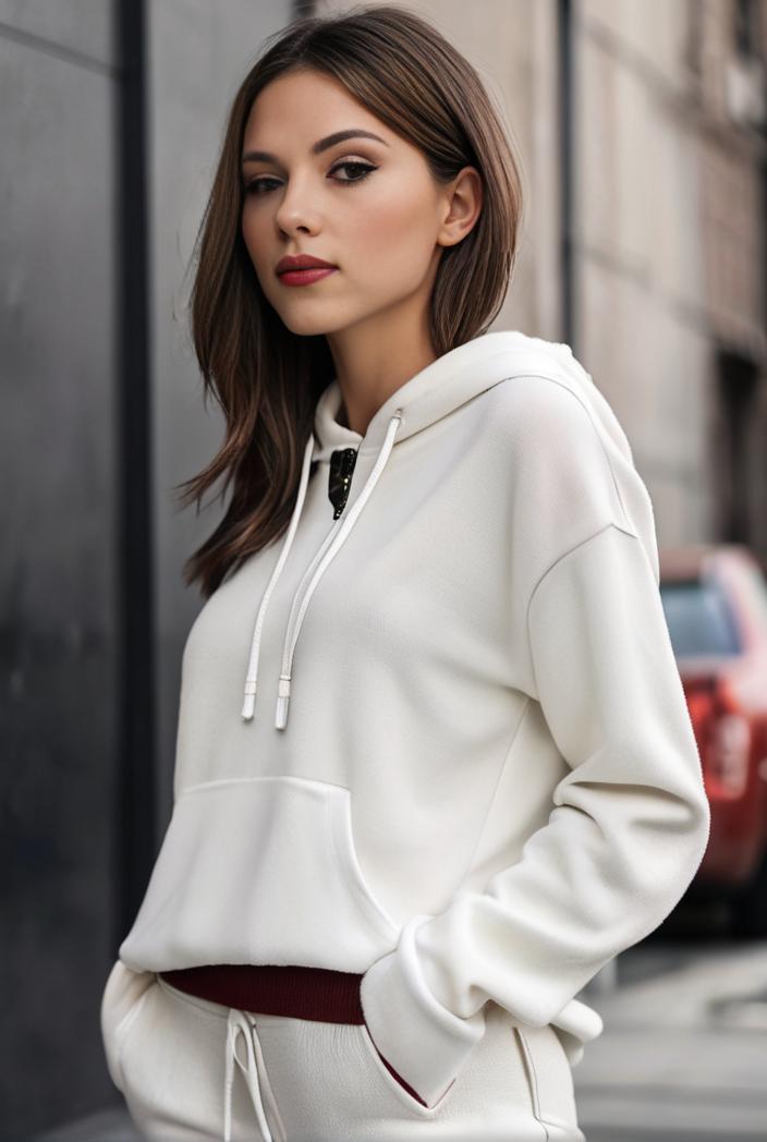plus size casual sweatshirt women s plus solid cut out long sleeve slight stretch drawstring hoodie with pocket 137987