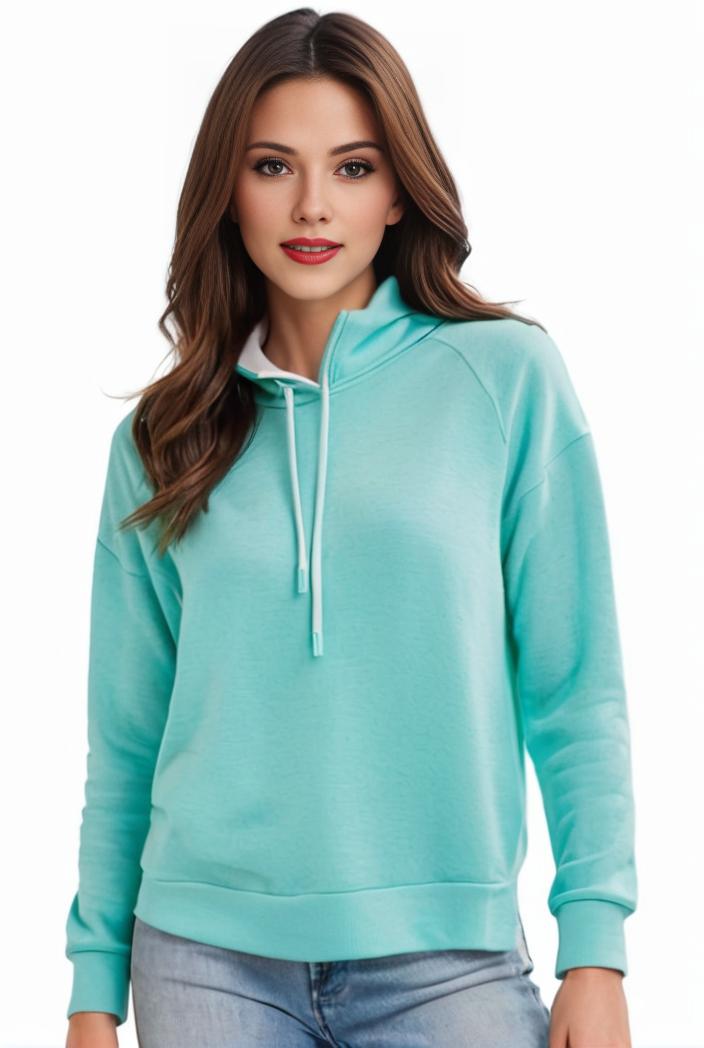 plus size casual sweatshirt women s plus solid cut out long sleeve slight stretch drawstring hoodie with pocket 138002
