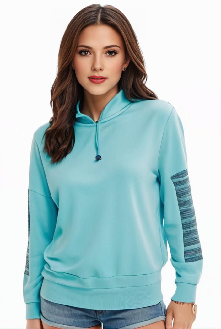 plus size casual sweatshirt women s plus solid cut out long sleeve slight stretch drawstring hoodie with pocket 137999