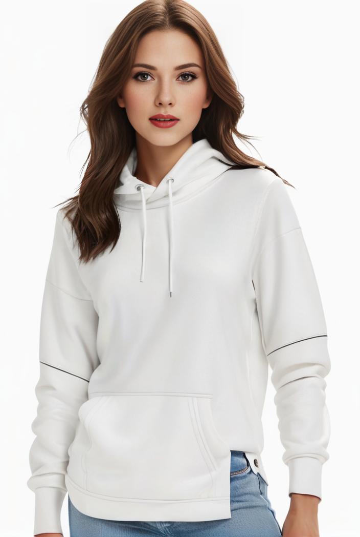 plus size casual sweatshirt women s plus solid cut out long sleeve slight stretch drawstring hoodie with pocket 138013