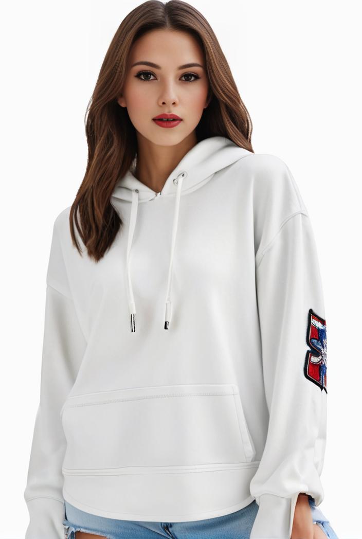 plus size casual sweatshirt women s plus solid cut out long sleeve slight stretch drawstring hoodie with pocket 138019
