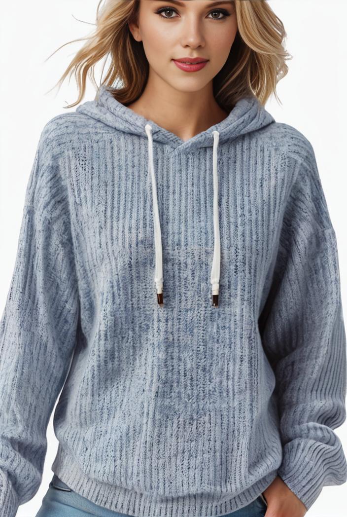 plus size casual sweatshirt women s plus solid waffle long sleeve drawstring hooded pullover sweatshirt with kangaroo pockets casual tops for fall winter women s clothing 138030
