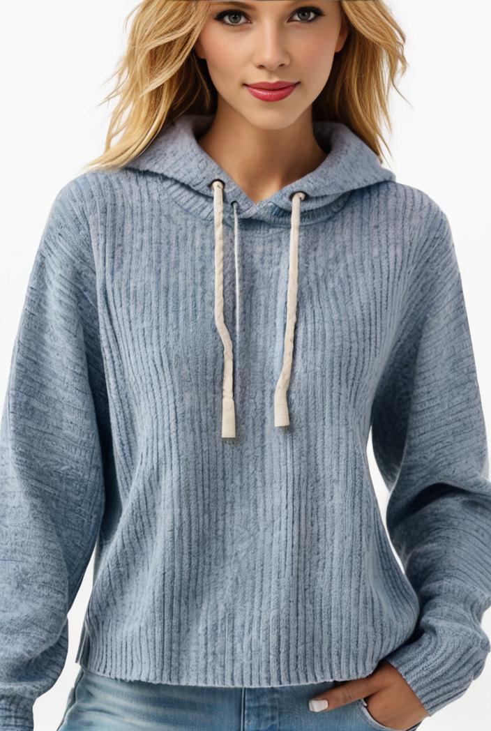 plus size casual sweatshirt women s plus solid waffle long sleeve drawstring hooded pullover sweatshirt with kangaroo pockets casual tops for fall winter women s clothing 138032