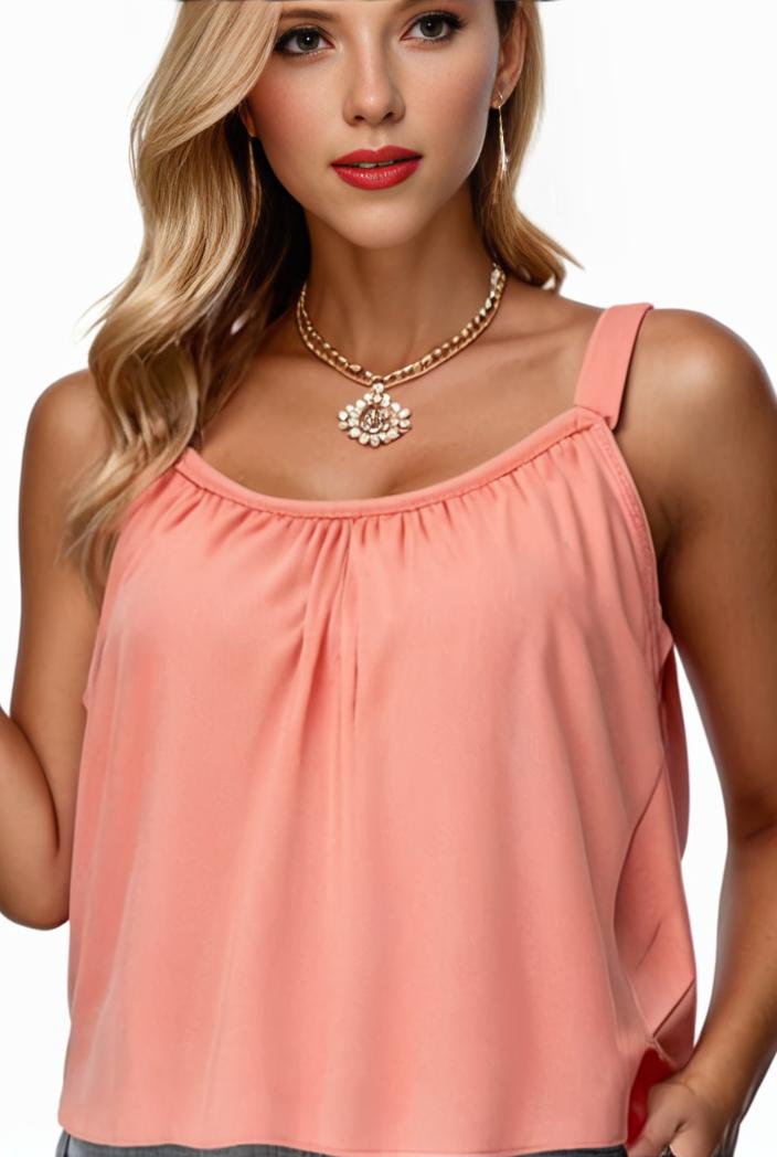 plus size casual tank top women s plus solid square neck slight stretch pleated tank top 138307