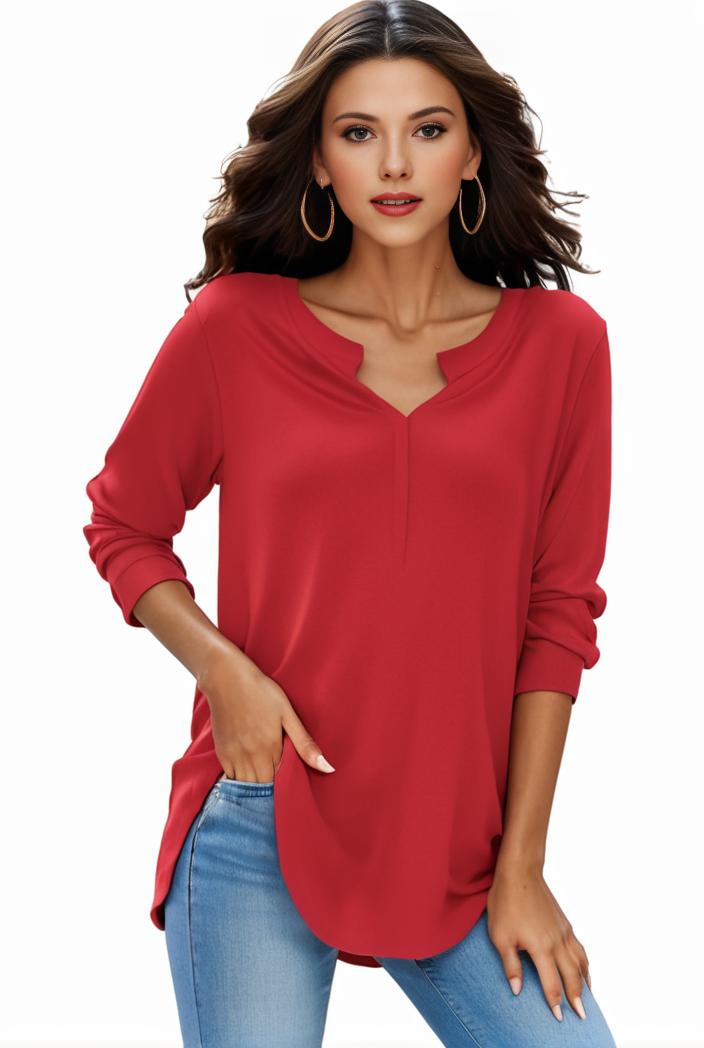 plus size formal shirt women s plus plain long sleeve turn down collar button up workwear shirt 139917