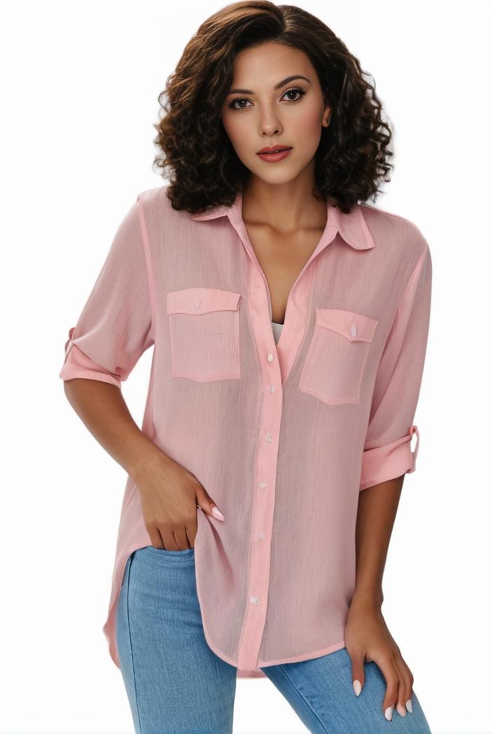 plus size formal shirt women s plus plain long sleeve turn down collar button up workwear shirt 139956