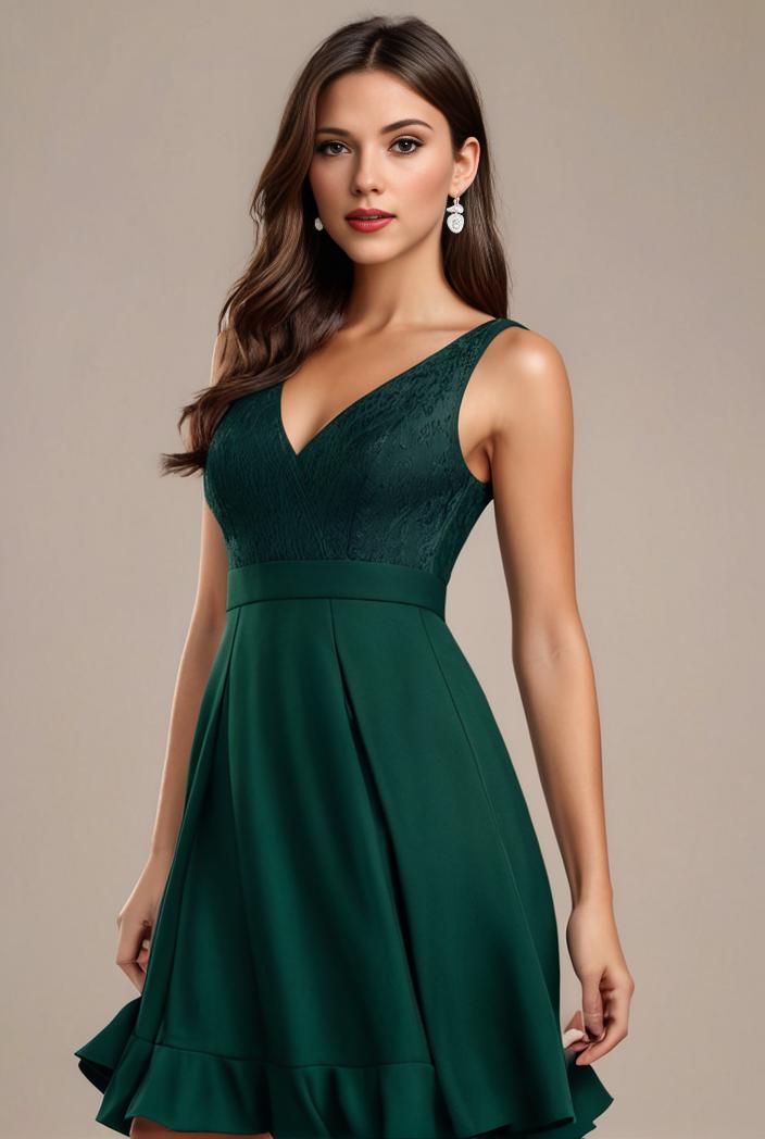sequin bodice tulle high low evening dress with ribbon waist 144737