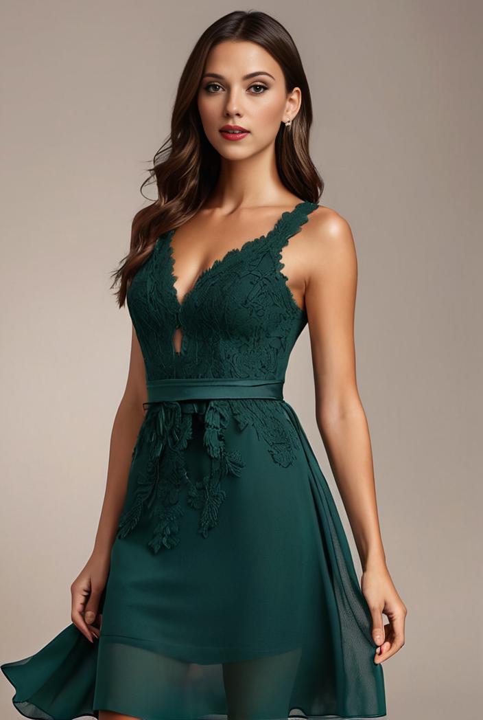 sequin bodice tulle high low evening dress with ribbon waist 144734