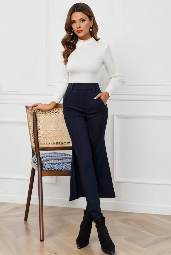 mermaid denim skirt with slant pockets stretch high waist women s denim midi skirt 109711