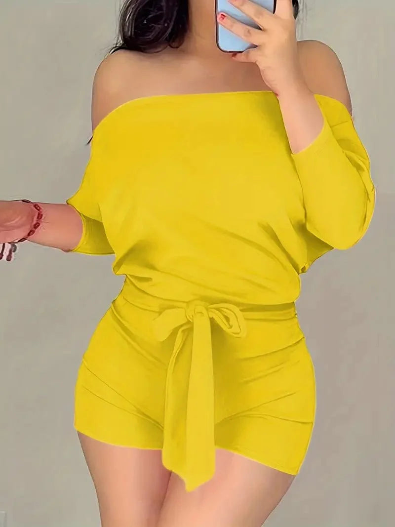 Stylish Off Shoulder Summer Jumpsuit for Women