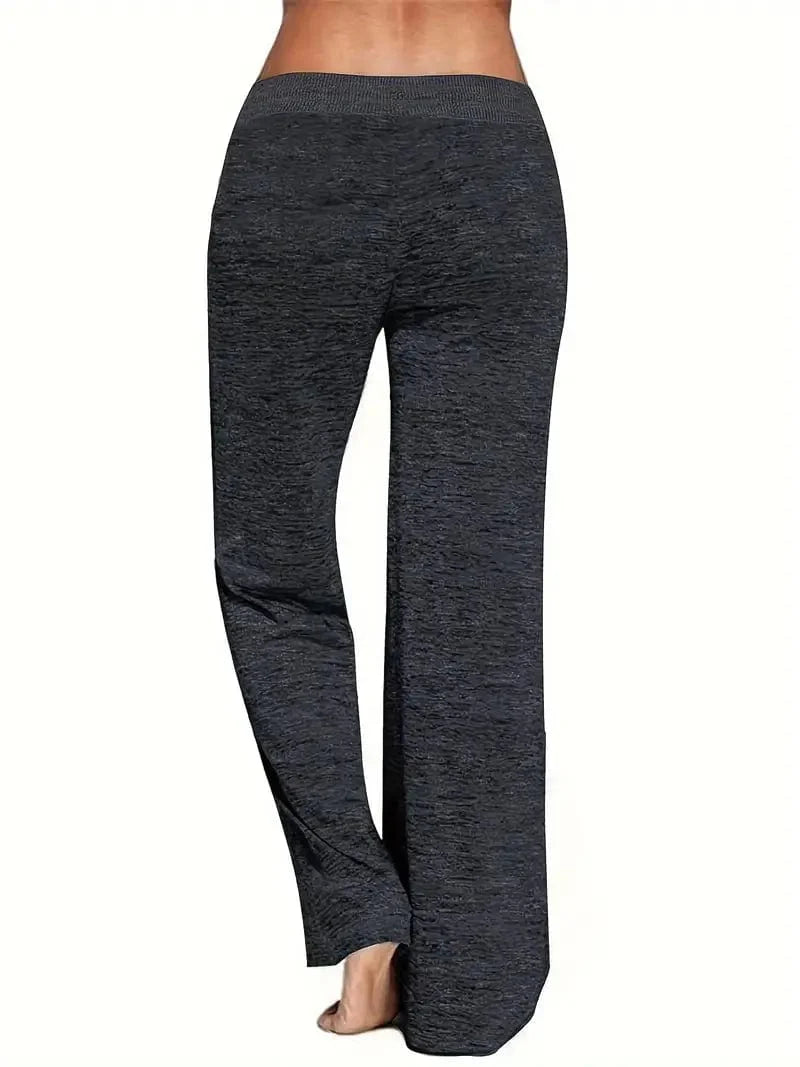 Butterfly Print Drawstring Pants for Women