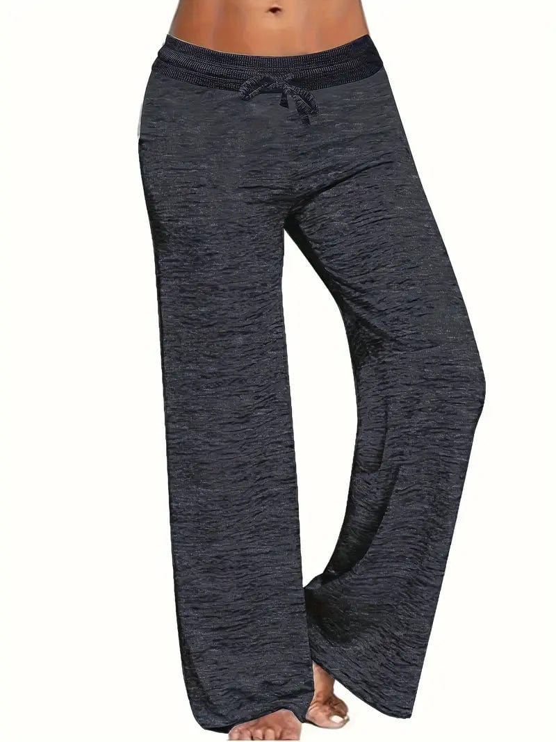 Butterfly Print Drawstring Pants for Women