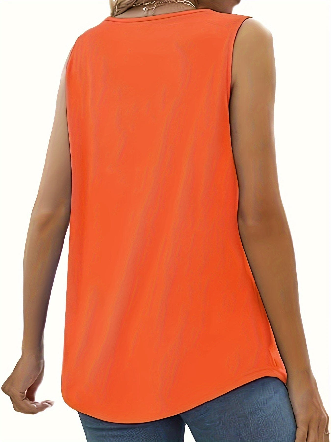 Casual Pleated Lace Stitching Sleeveless Tank Top