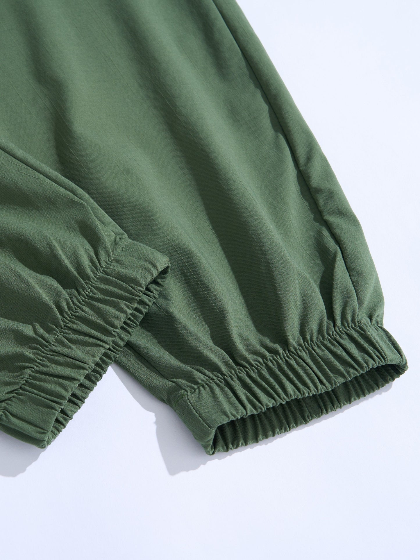 Casual Solid Drawstring Cargo Athleisure Sports Pants